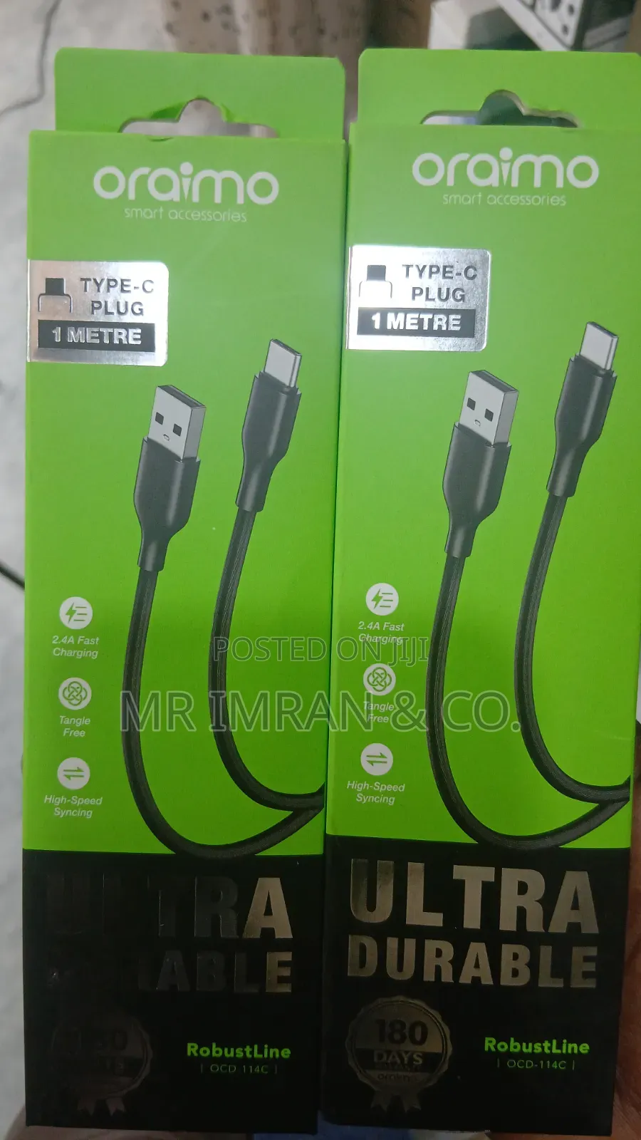 USB-A to Type-C Fast Charging and Data Cable