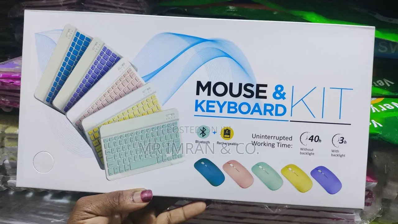 Rechargeable Bluetooth Keyboard and Mouse Kit