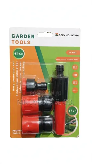 1/2” 5-Piece Garden Hose Connector Set