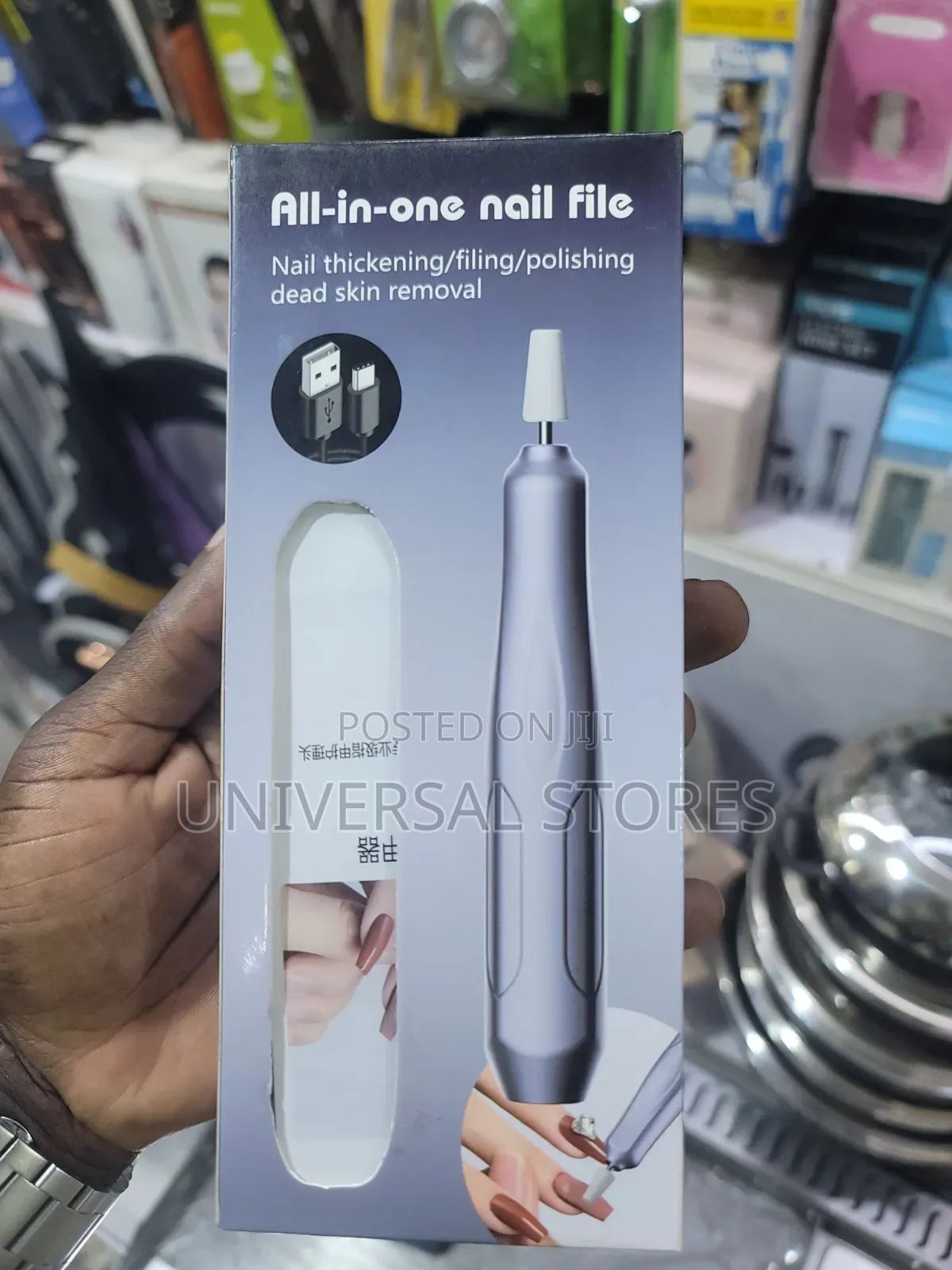 All-in-One Portable Electric Nail File and Drill Kit