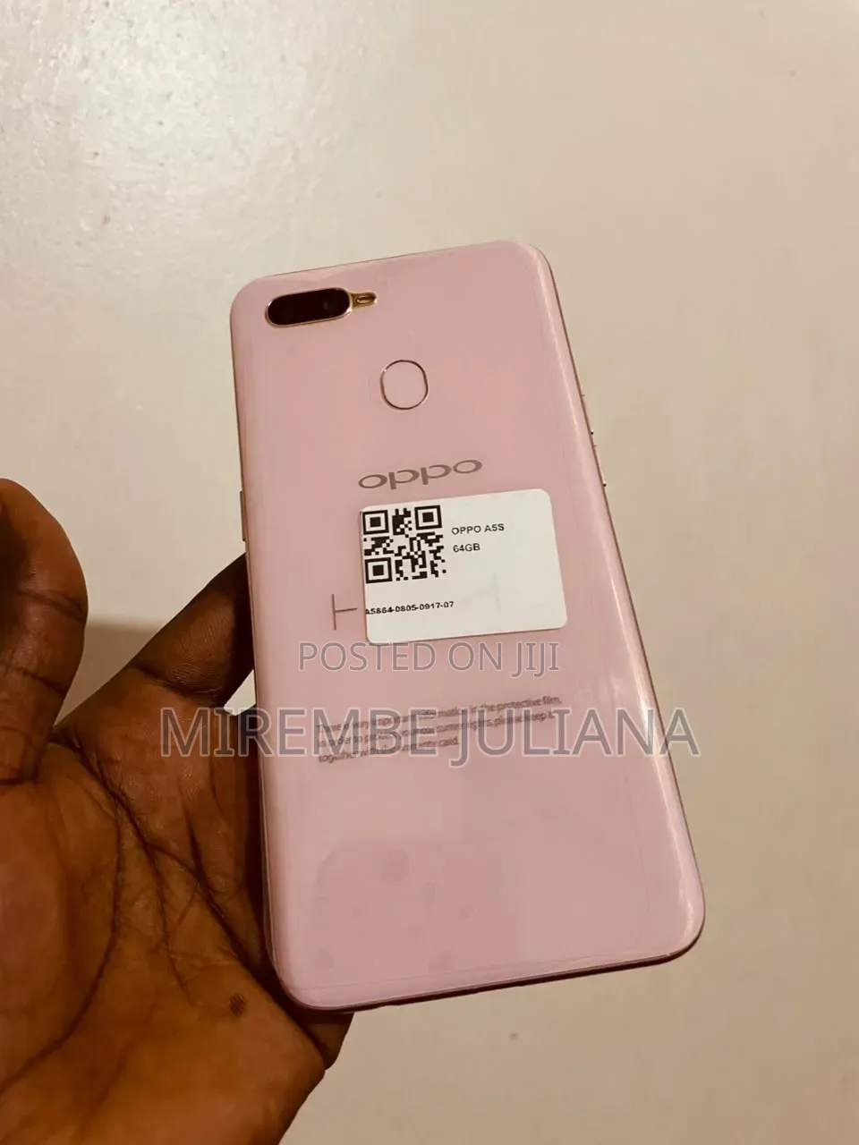 New Oppo A5 64 GB Pink