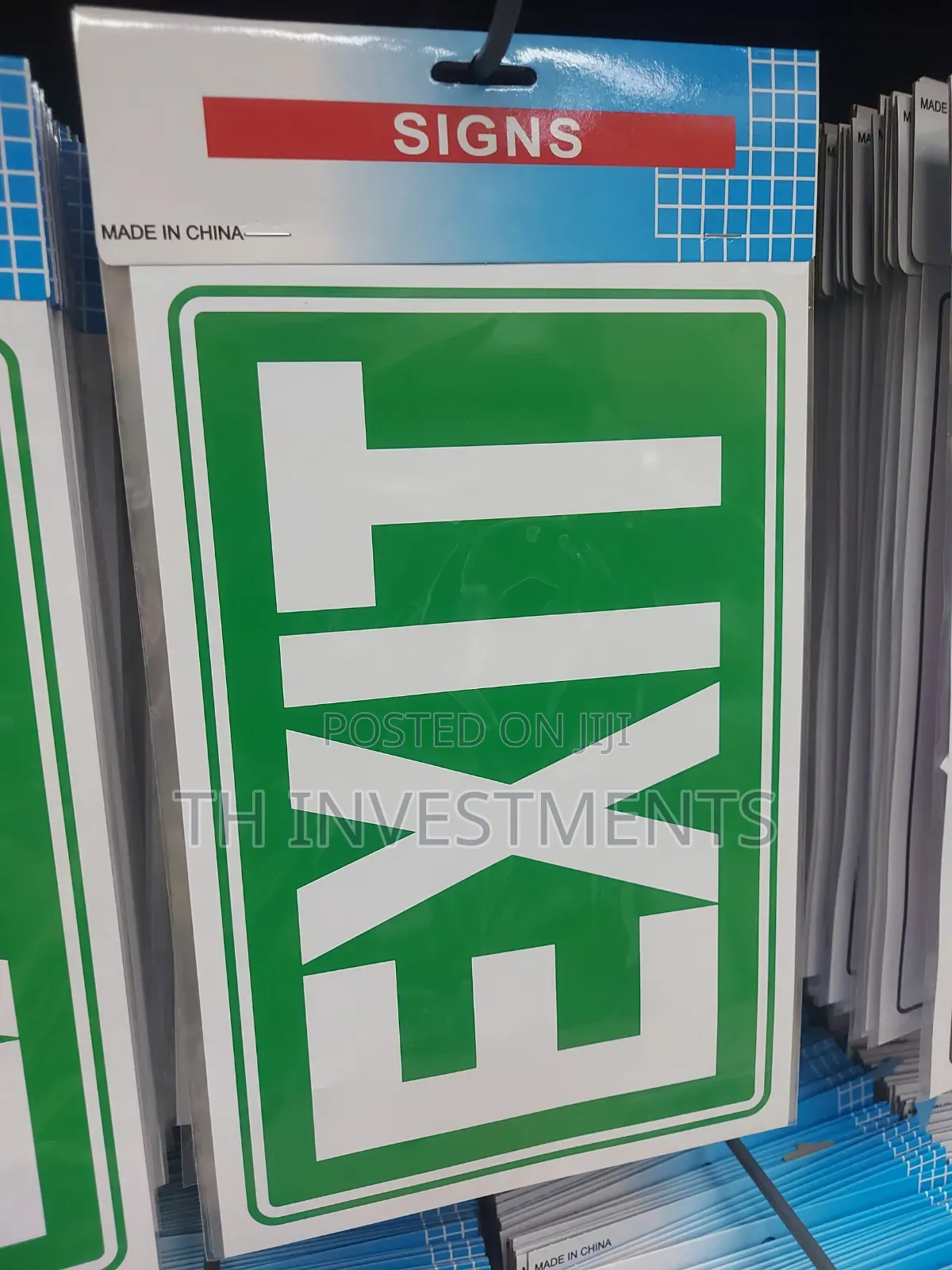 Green Exit Ight Sign 20x30cm