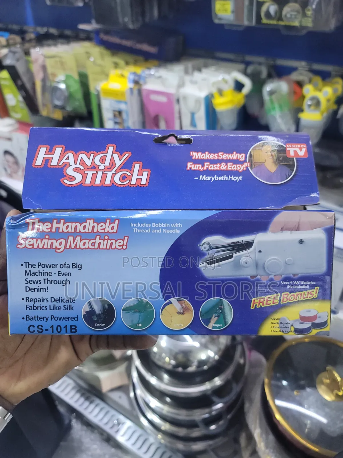 Handy Stitch Handheld Sewing Machine (Model CS-101B)