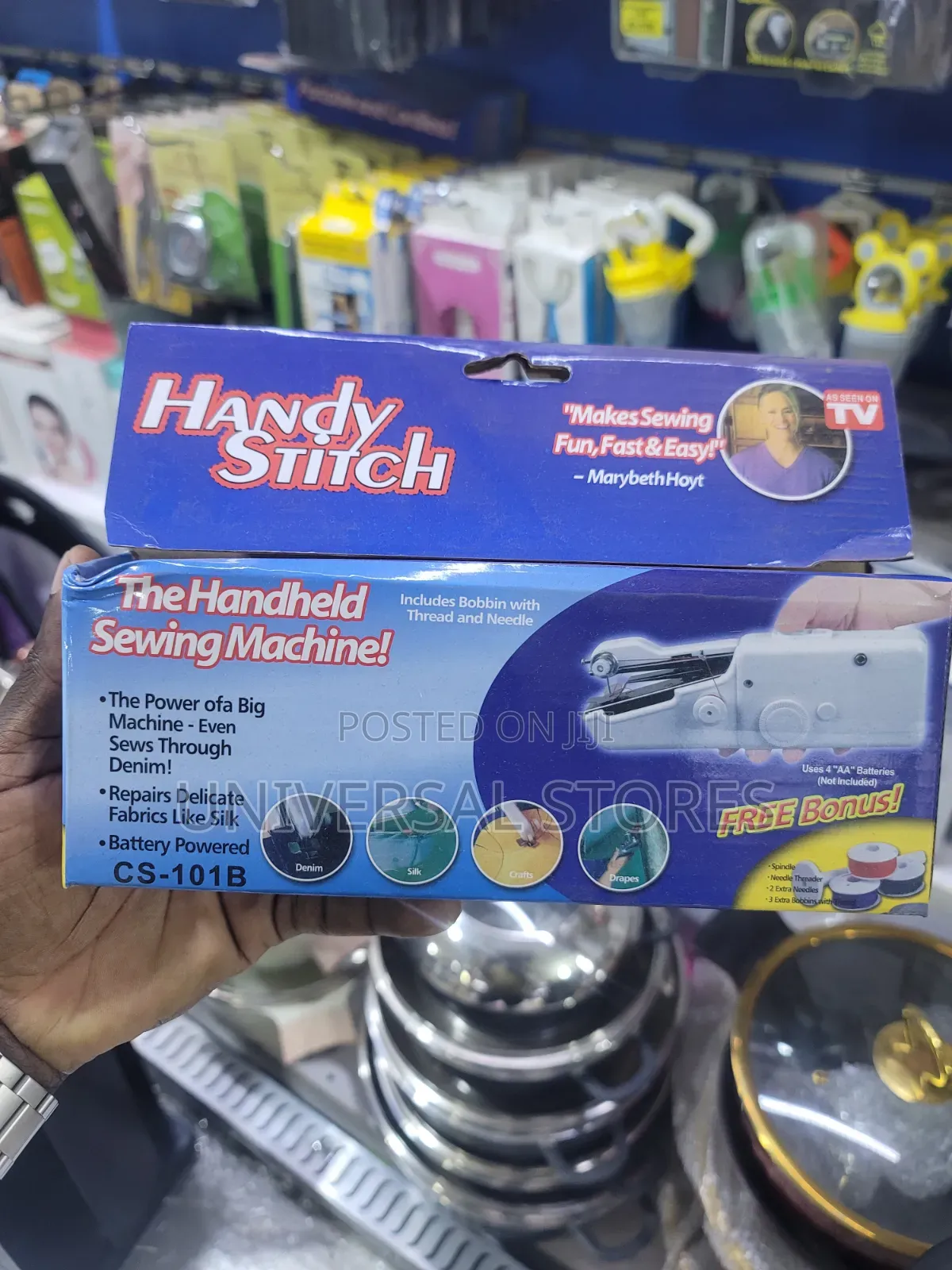 Handy Stitch Handheld Sewing Machine (Model CS-101B)