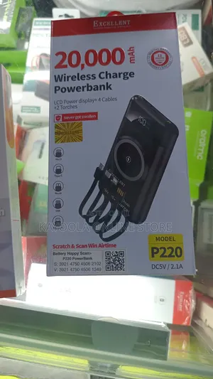 Excellent P220 20000mAh Wireless Charge Power Bank