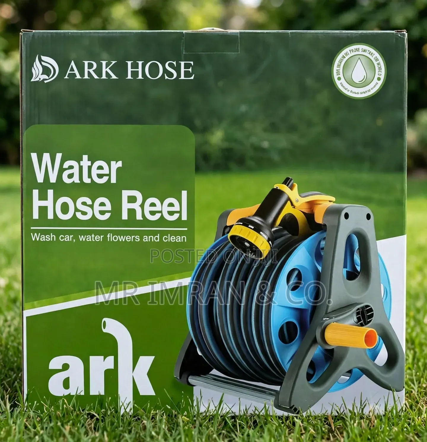 Ark Hose Portable Garden Hose Reel Set