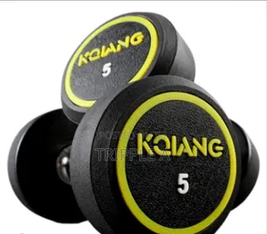 Kqiang 5kg Rubber-Coated Dumbbells