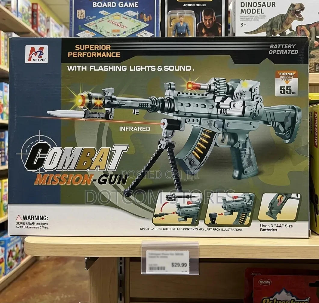 Battery Operated Combat Mission-Gun (Model No. 8625)
