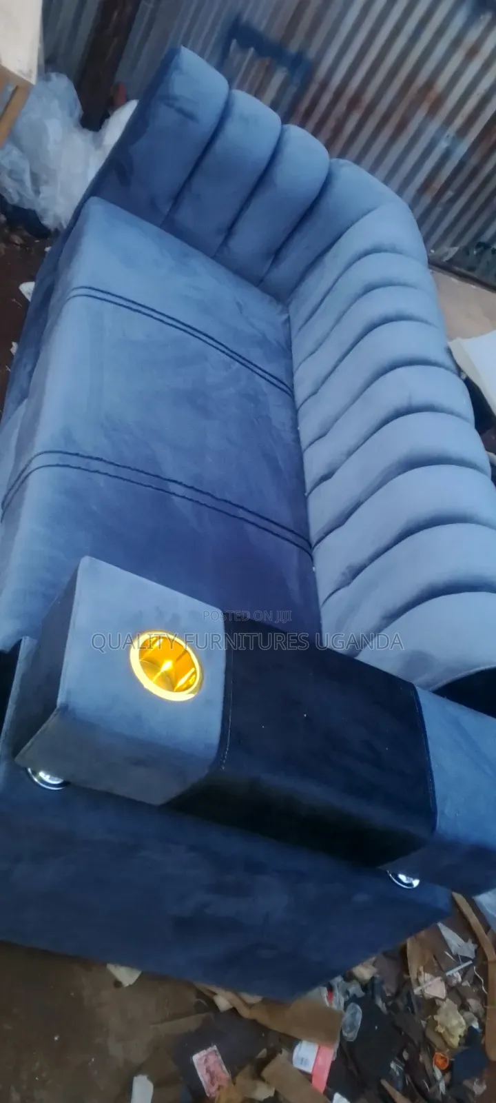Gray 3 Seater Sofa Seat