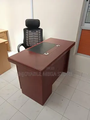 Executive Office Table and Chair Combo Set