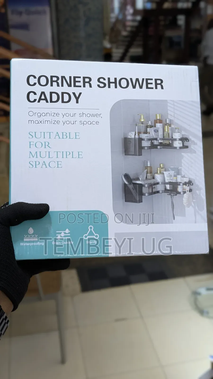 4 in 1 Bathroom Corner Shower Caddy