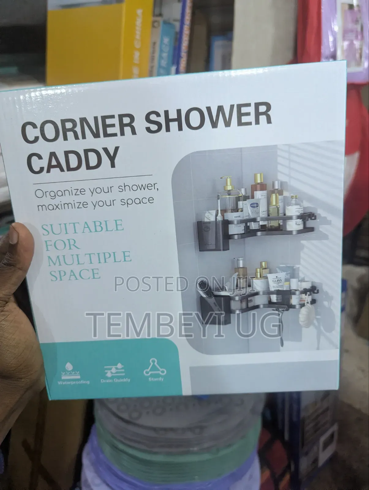 4 in 1 Bathroom Corner Shower Caddy