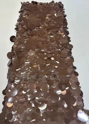 Luxurious Burgundy Sequin Fabric