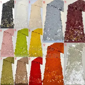Luxurious Burgundy Sequin Fabric