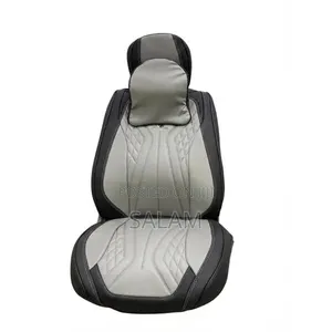 Premium Luxury Car Seat Covers – Beige & Brown Leatherette Set