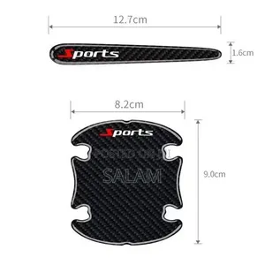 Universal Car Door Handle Protector Stickers - Carbon Fiber