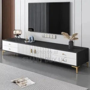 TV Stands With Drawers | White Tvstand | Simple Tvstand 1.8m Black
