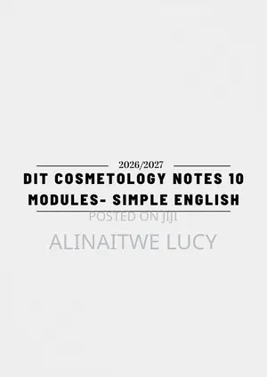 DIT Cosmetology & Body Therapy Simplified Notes — All 10 Modules