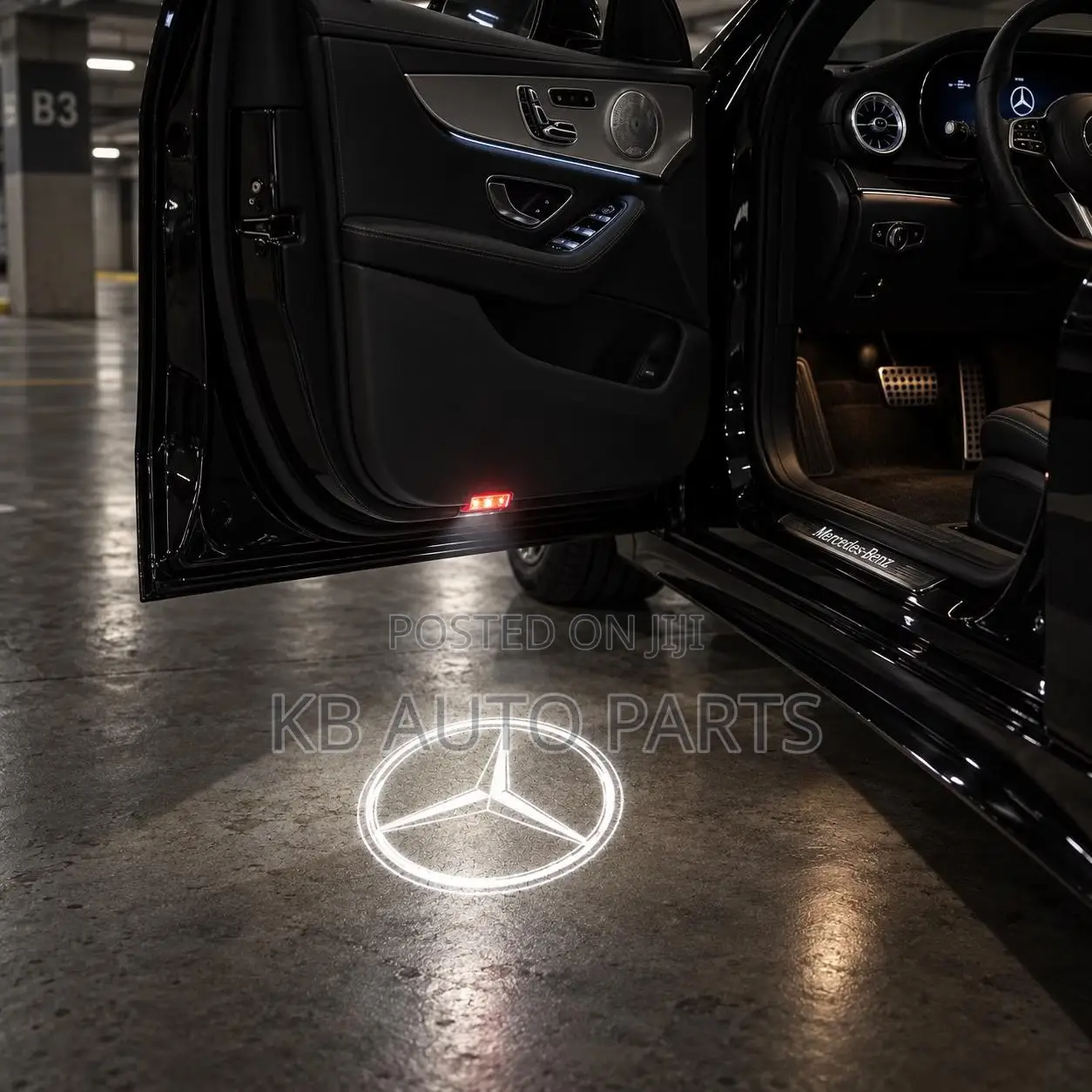 Benz Door Shadow Lights
