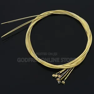 Pack of 6 Guitar Steel Strings Replacement Light Tension