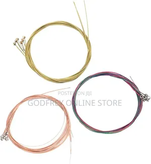 Pack of 6 Guitar Steel Strings Replacement Light Tension