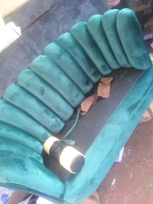 3 Green Flower Design Sofa