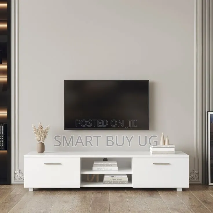 Wooden TV Stand | Tvstand | TV Stand Unit 6ft White
