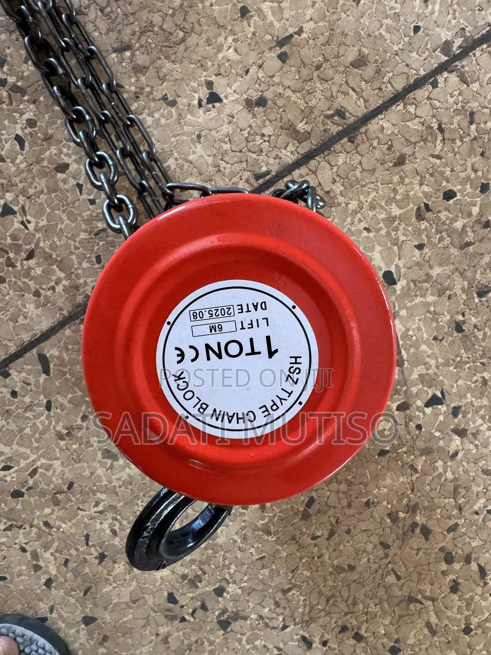 Lifting Chain Blocks 6 Meters 1 Ton