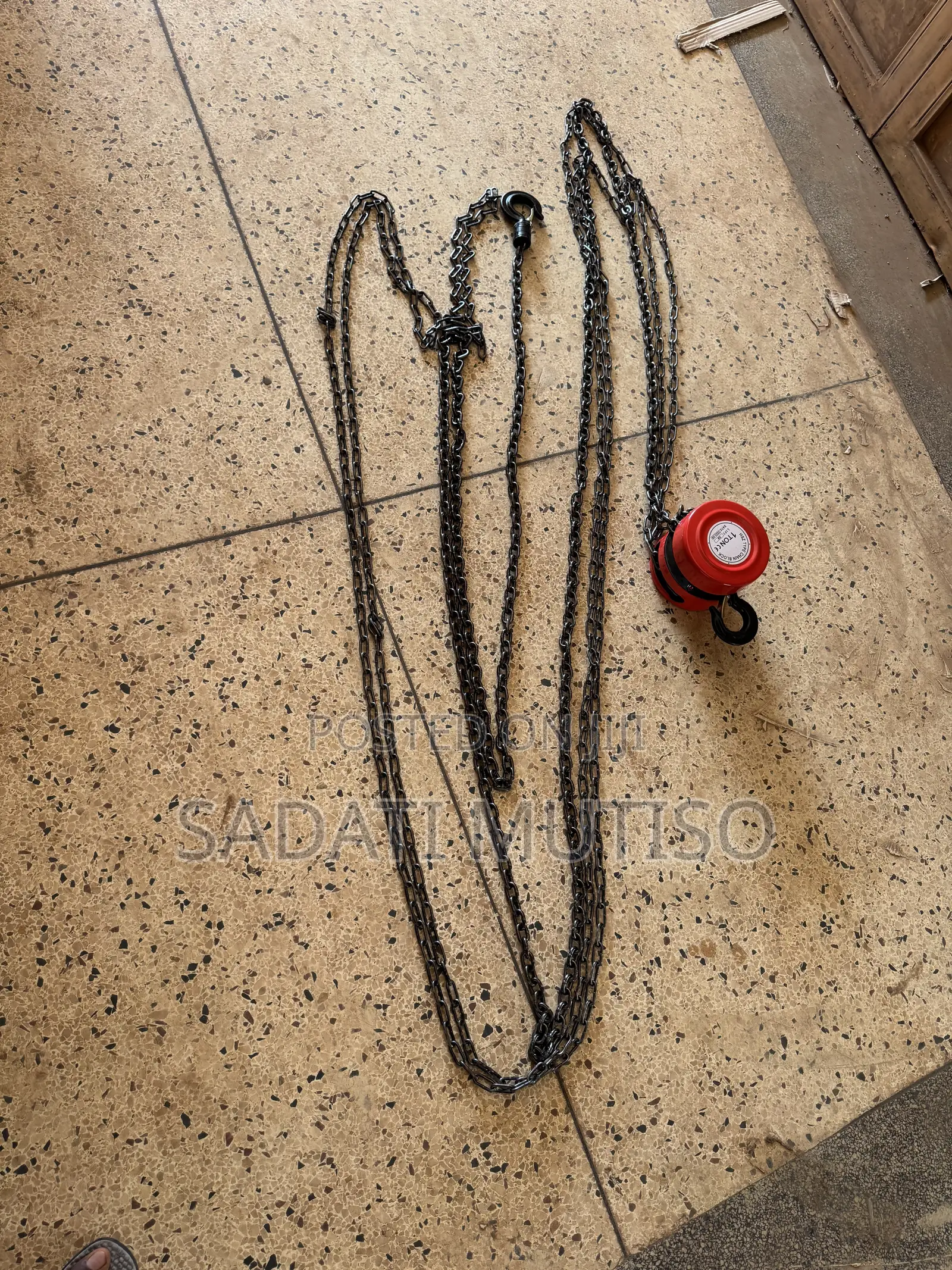 Lifting Chain Blocks 6 Meters 1 Ton