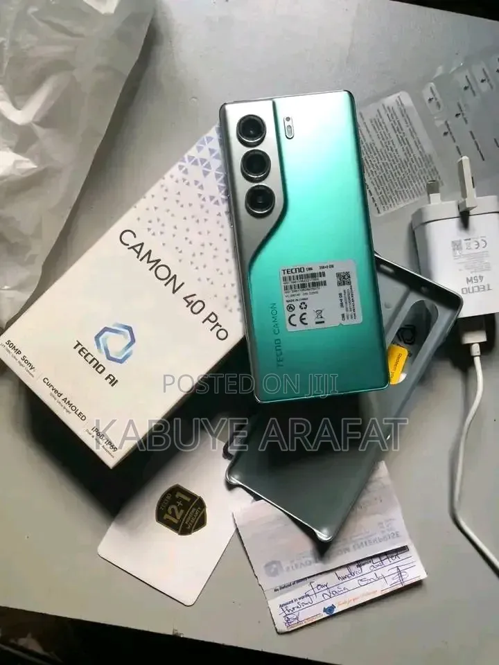 New Tecno Camon 40 Pro 5G 256 GB Green