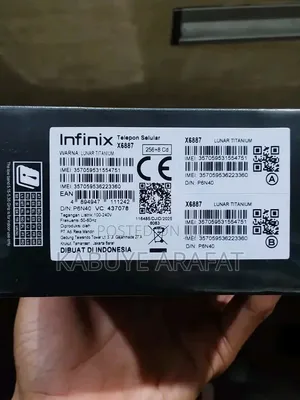 New Infinix Note Edge 256 GB Silver