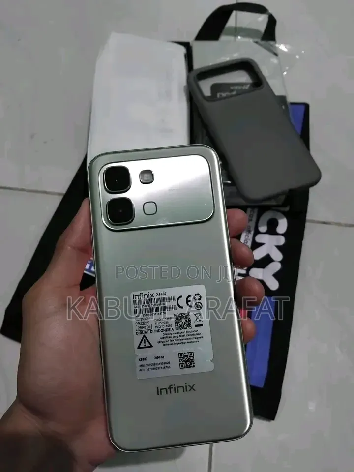 New Infinix Note Edge 256 GB Silver