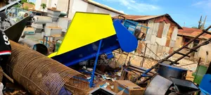 Diagonal Feeds Mixer 1000kgs. Single or 3phase.