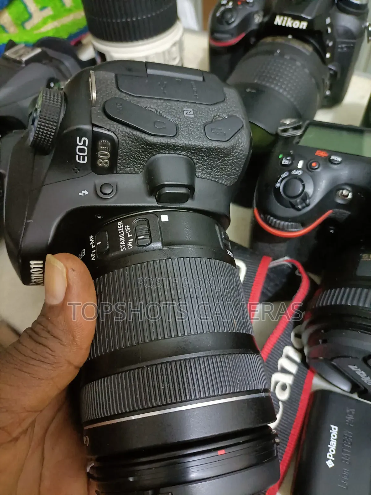 Canon Eos 80d With 18-135mm Lems