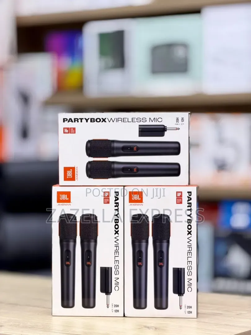 JBL Partybox Wireless Microphone New Model Rechargeable Battery