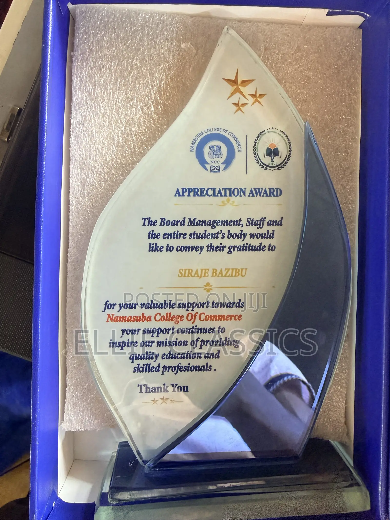 Glass Accolade