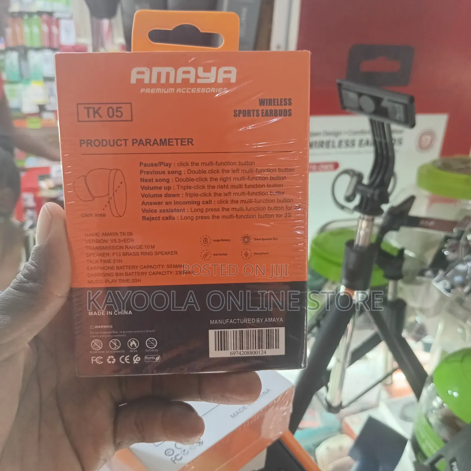 Amaya TK-04 Wireless Sports Earbuds