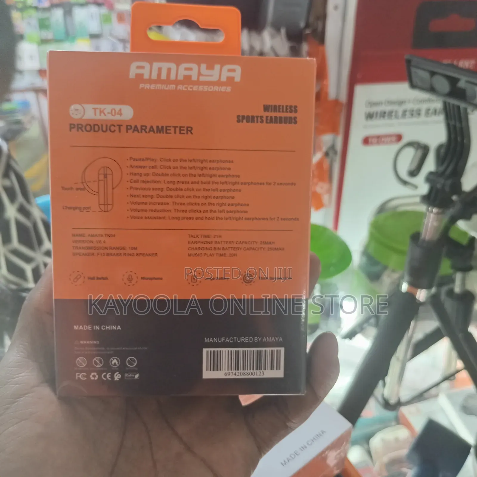 Amaya TK-04 Wireless Sports Earbuds