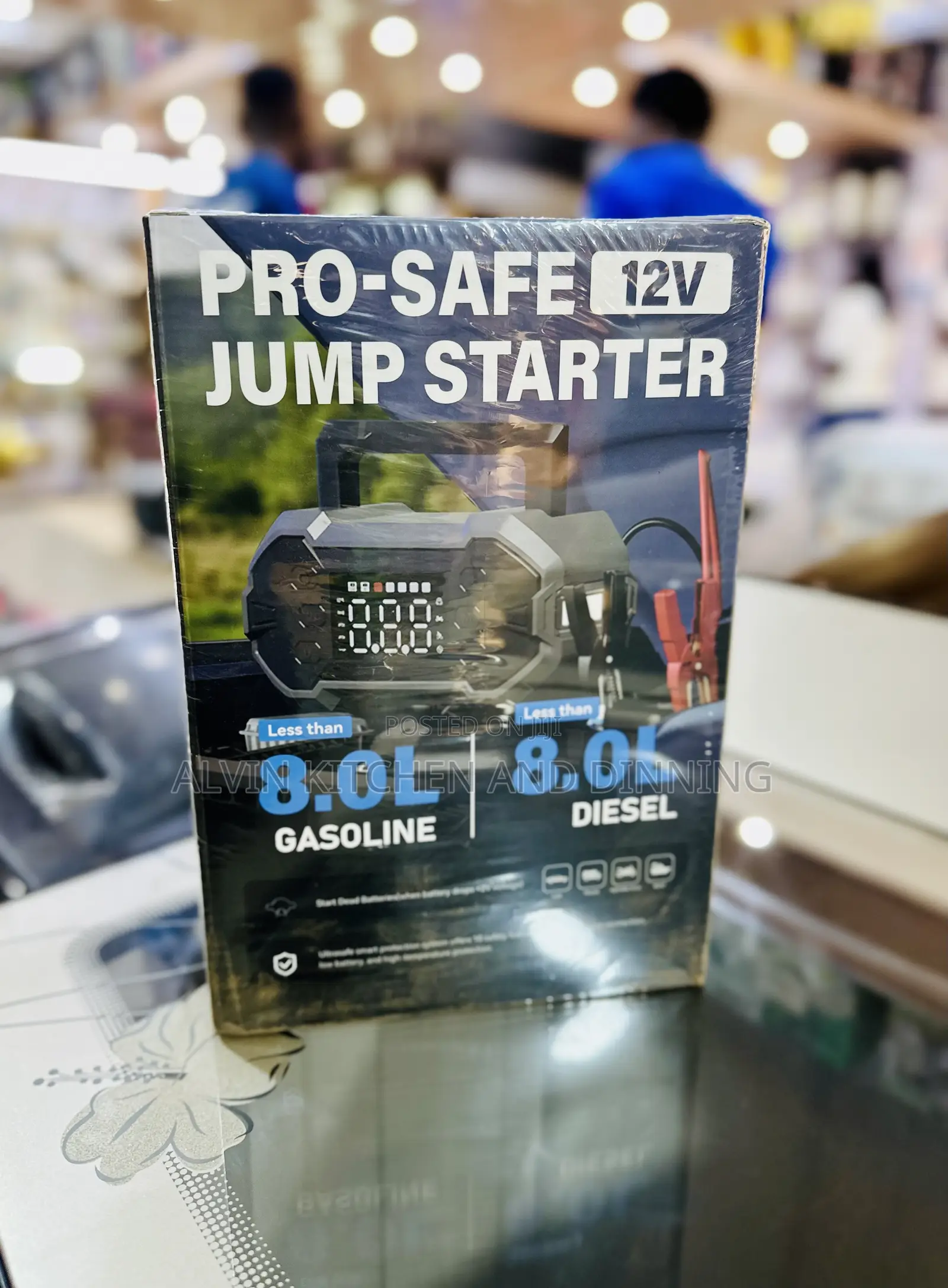 Car Jump Starter for Petrol and Diesel Engines Up to 8.0L