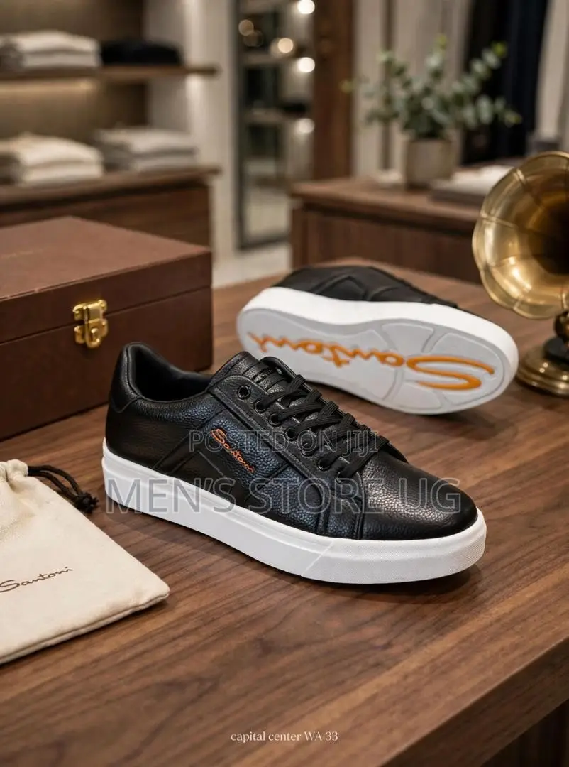 Samtom Men’s Authentic Genuine Leather Causal Shoes