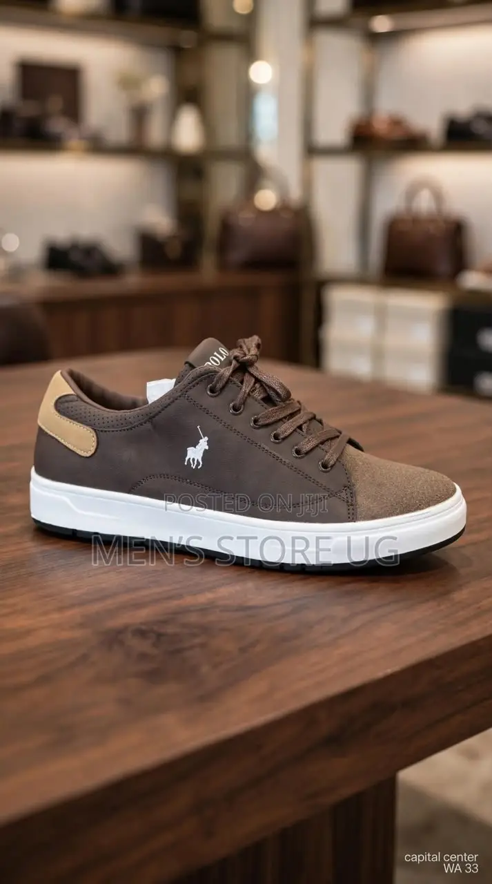 Polo Men’s Authentic Genuine Leather Causal Shoes