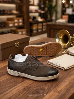 CAT Men’s Authentic Genuine Leather Causal Shoes