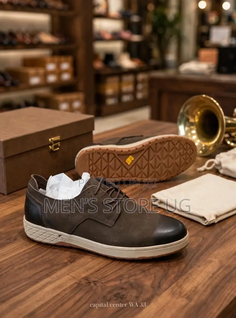 CAT Men’s Authentic Genuine Leather Causal Shoes