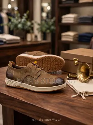 CAT Men’s Authentic Genuine Leather Causal Shoes
