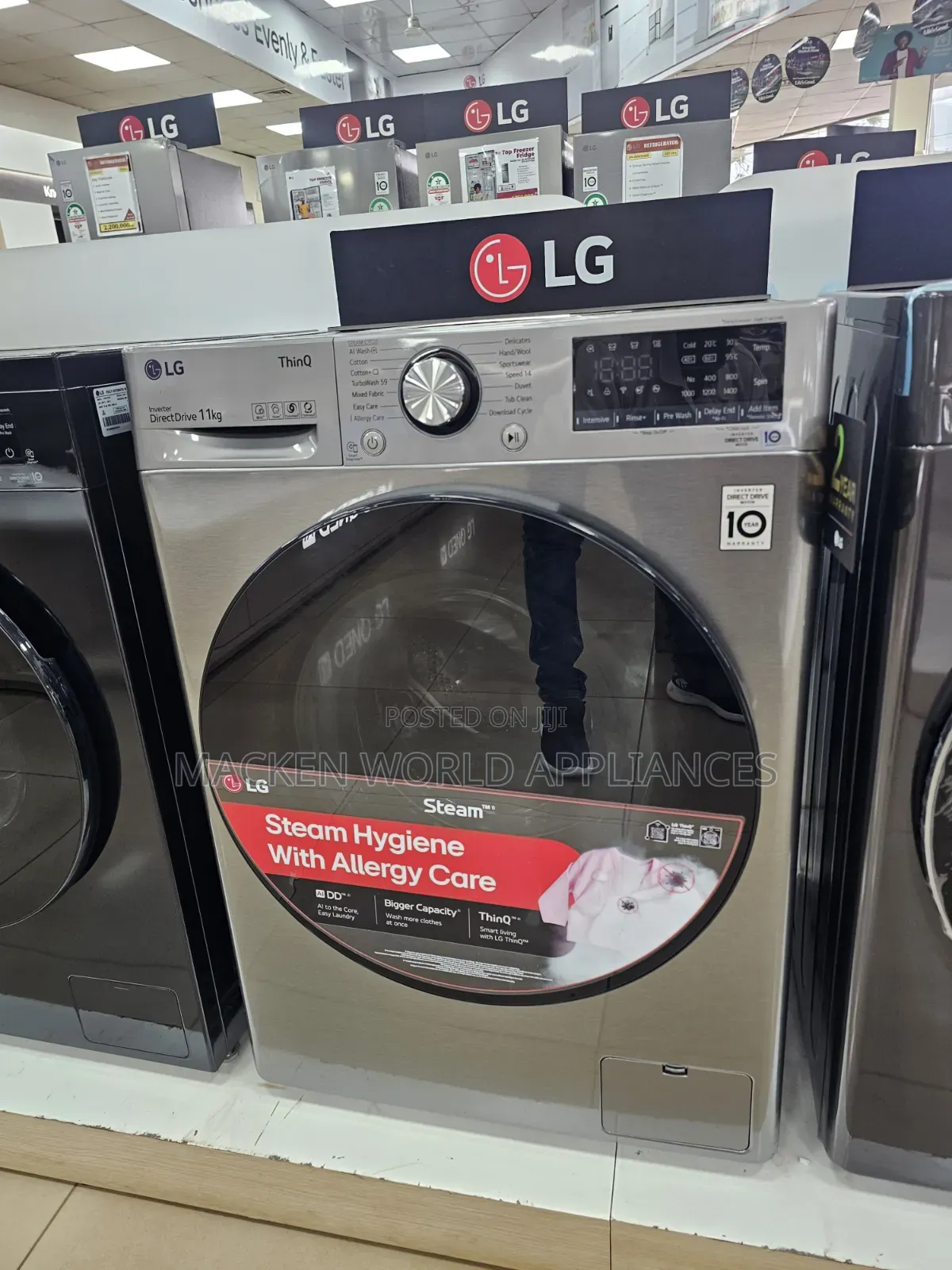 11kg LG Washing Machine Front Loader Fully Automatic