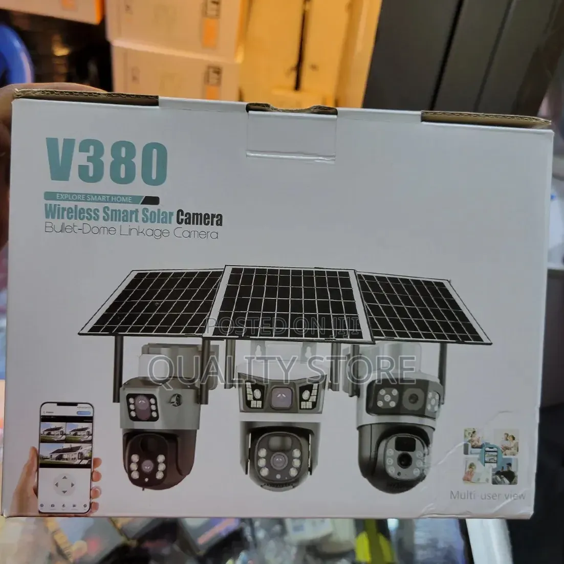 Wireless Smart Solar Camera V380