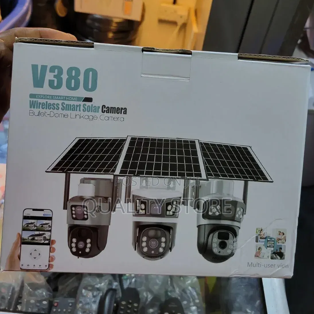Wireless Smart Solar Camera V380