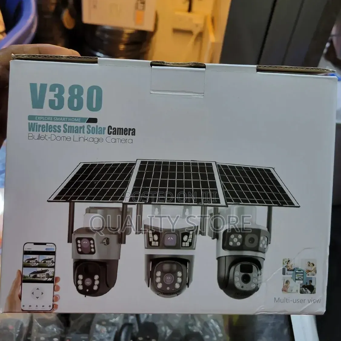 Wireless Smart Solar Camera V380
