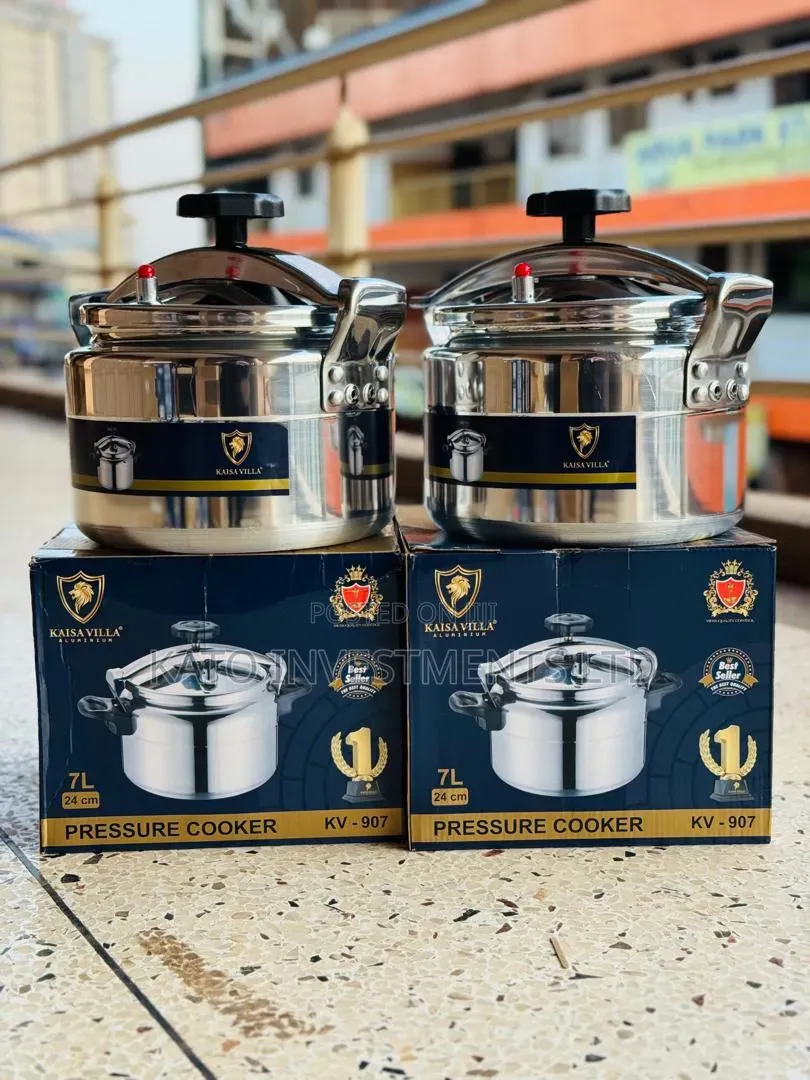 Kaisa Villa 7-Liter Aluminium Pressure Cooker (Model KV-905)