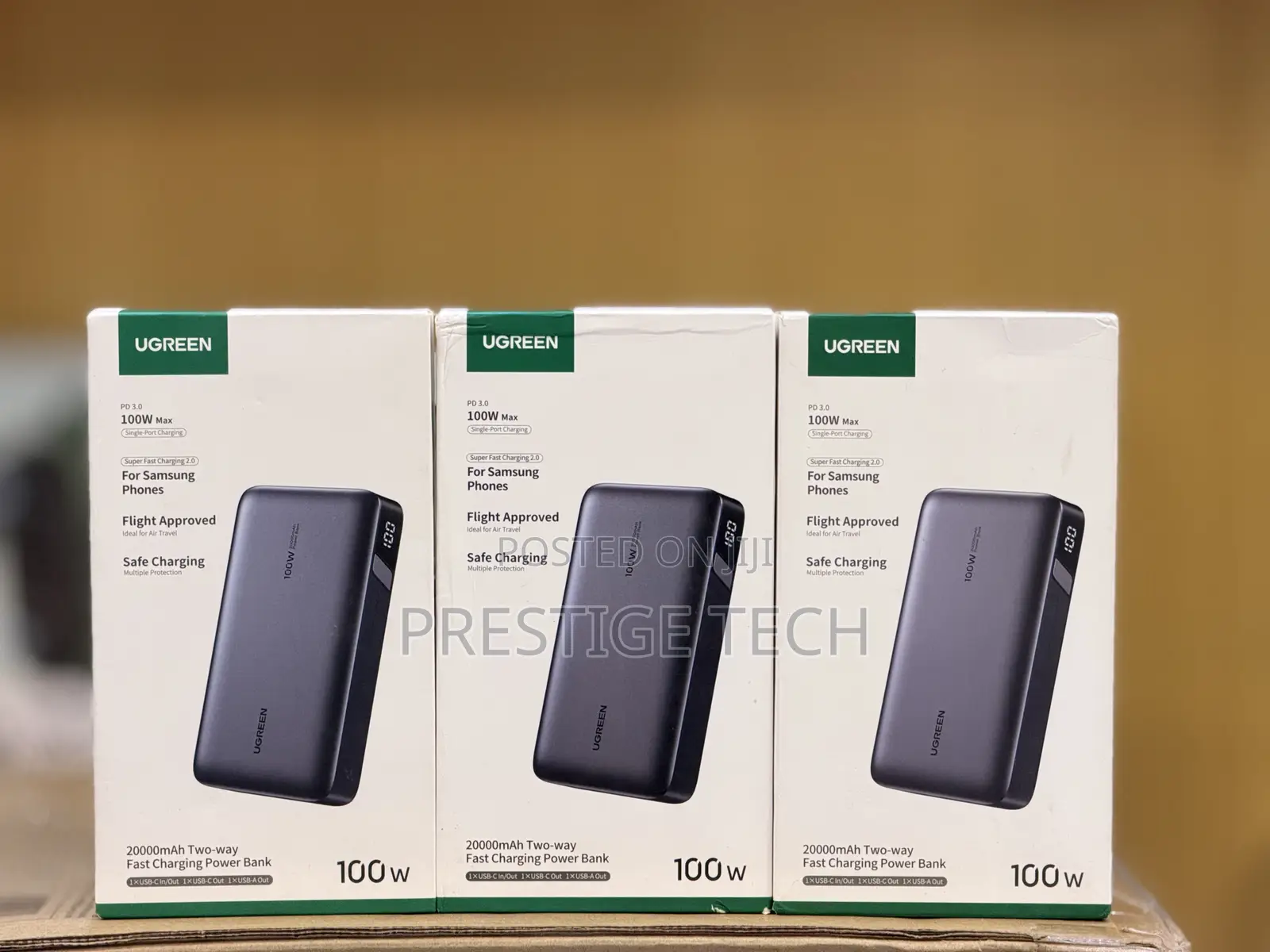 Ugreen 20000mah 100W Laptop Power Bank, Nexode Portable Charger USB C